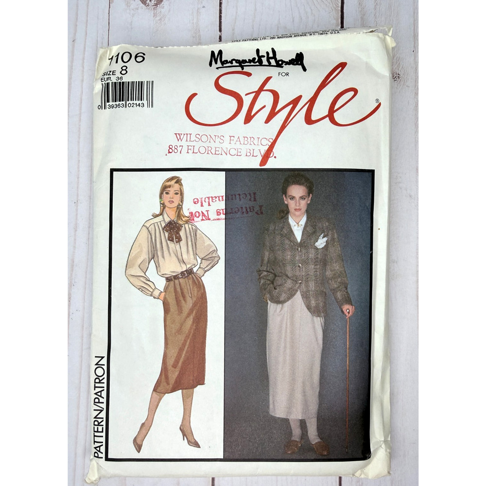 Vtg. Margaret Howell for Style Ladies Clothing New Pattern 7930